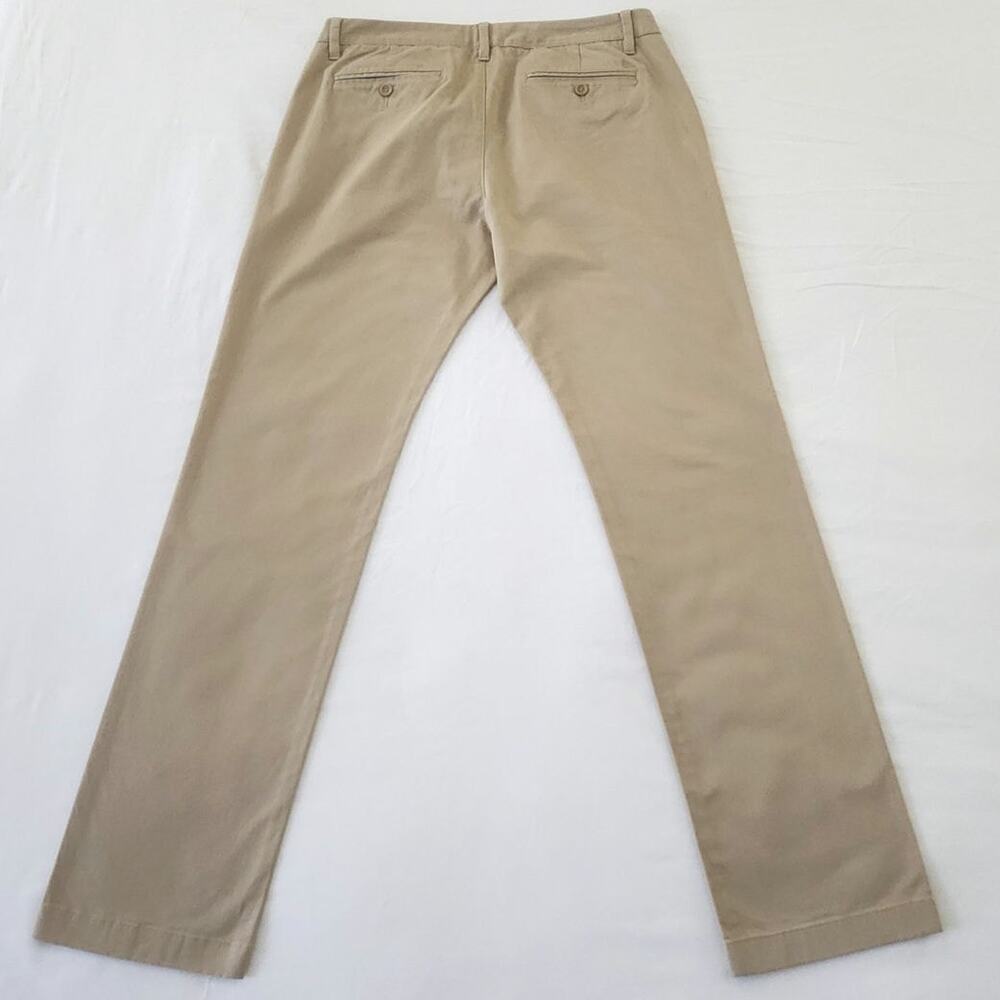 UNTUCKit Men's Relaxed Fit Pants 34x32 Tan Chino Khakis Stretch Business Casual - Picture 9 of 9